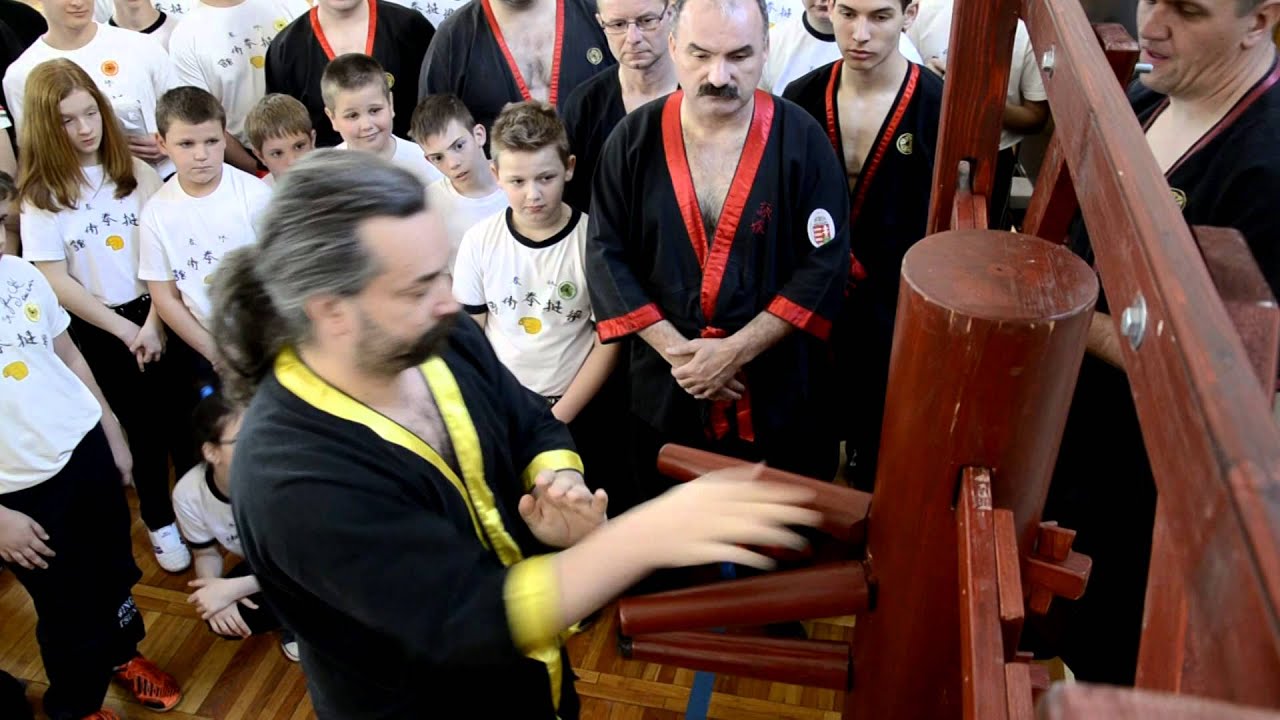 Wing Tsun kung-fu fab&aacute;bu technika 2014.