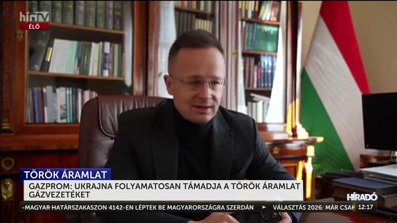 Gazprom: Ukrajna folyamatosan támadja a Török Áramlat gázvezetéket - HírTV
