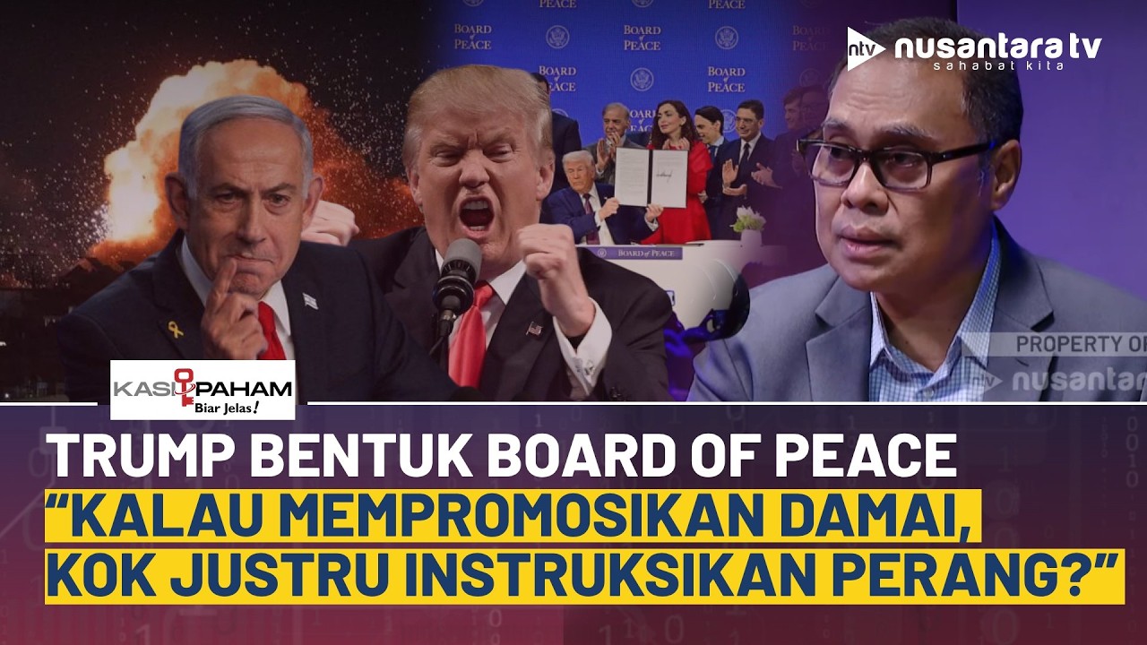 Hikmahanto Sindir Board of Peace Buatan Trump: Promosi Damai, Kok Justru Instruksikan Perang? | NTV
