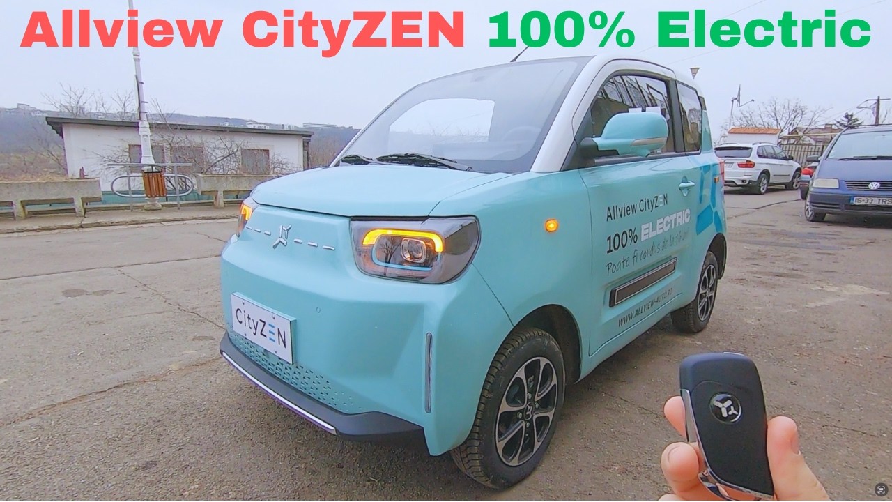 2025 Allview Auto CityZEN (Electric 17 hp) POV Test Drive & Top Speed