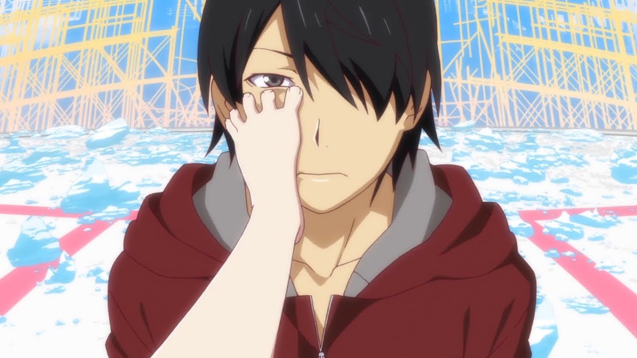 Ononoki Yotsugi stomped her feet on Araragi face! 「Owarimonogatari」