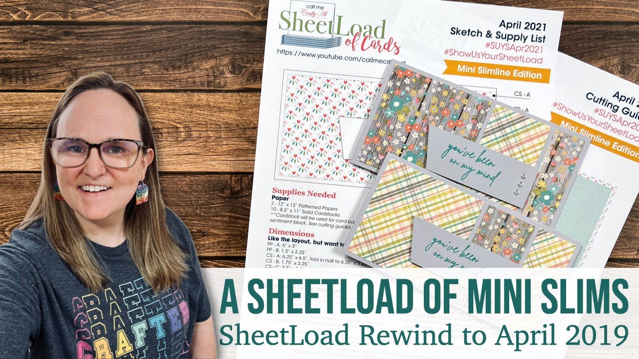 SheetLoad Rewind to April 2021 | 8 Mini Slimline Cards in a FLASH!