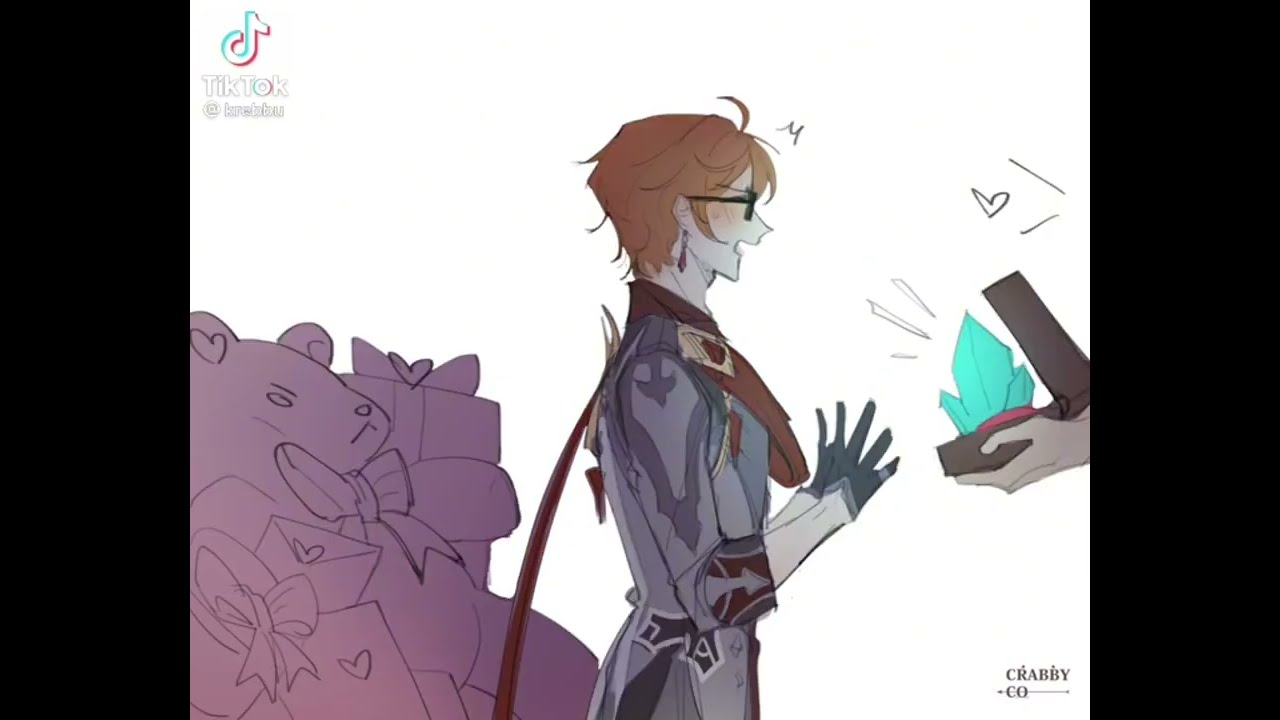 zhongli x childe  tiktoks