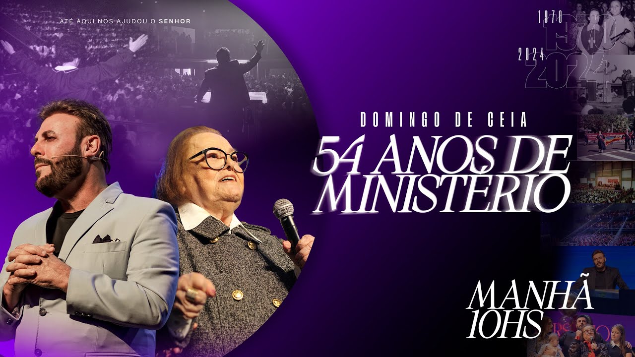 Santa Ceia | Especial 54 Anos de Ministério • 04/08/2024 #cultoonline (Com Libras)