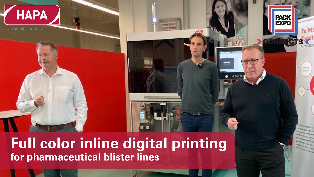Pack Expo Live Stream 2020 - Full color inline digital printing for pharmaceutical blister lines