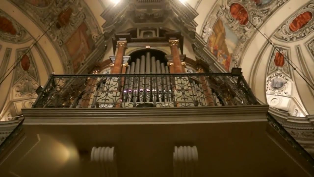 Concert for five organs in the cathedral of Salzburg (Austria)