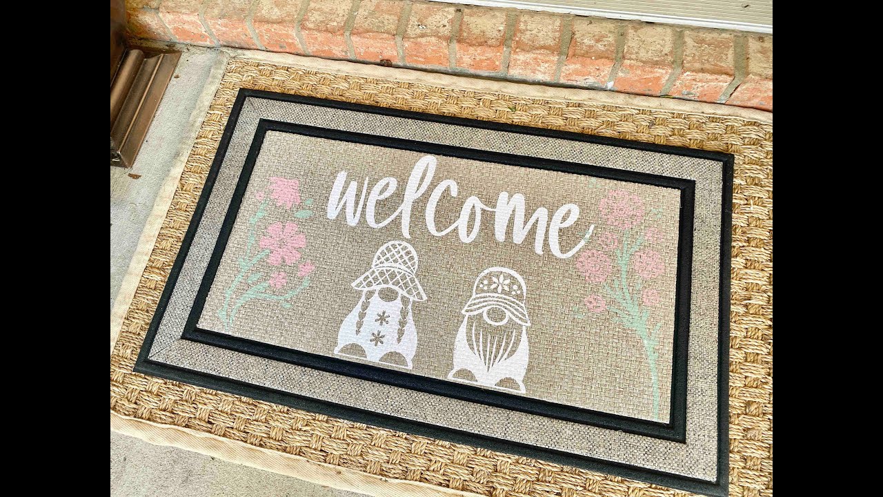 I Created A Custom Doormat with Chalk Couture Ink!