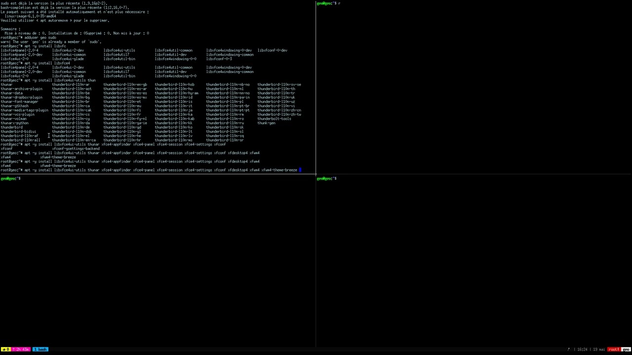 DEBIAN UNSTABLE XINIT ☚⍢⃝☚ (☞ ͡&deg; ͜ʖ ͡&deg;)☞ STARTXFCE4