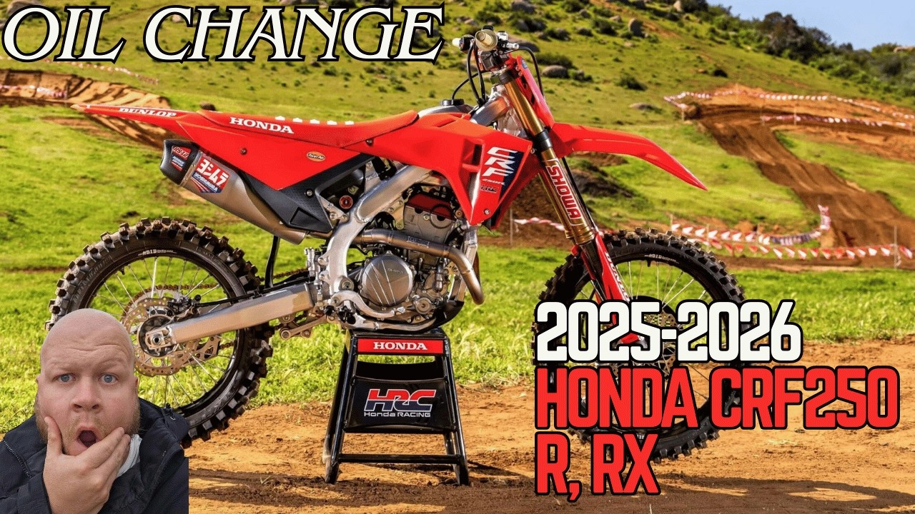 2025 - 2026 Honda CRF250R RX - The BEST oil change video on YouTube 🛑