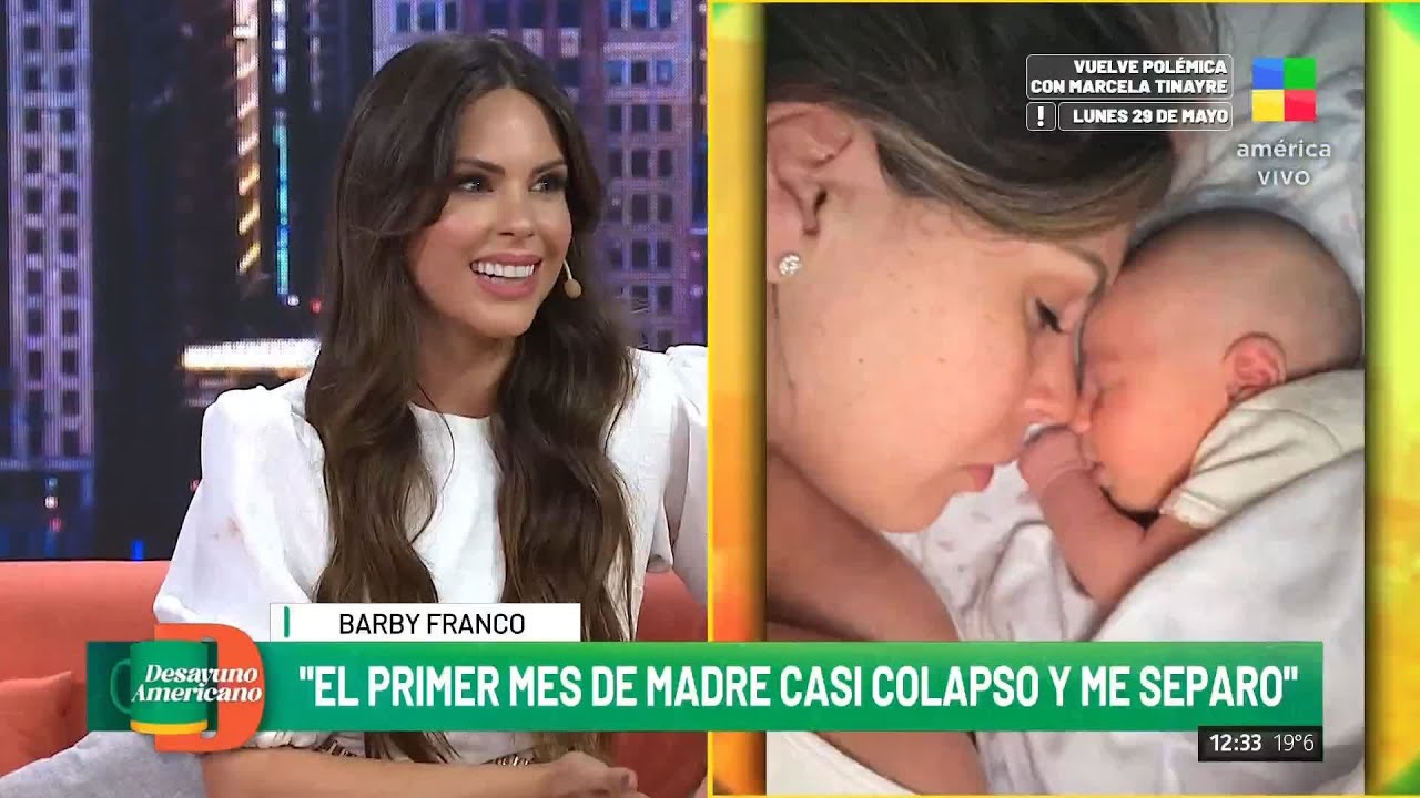 🗣️ Barby Franco habló sobre la maternidad: 