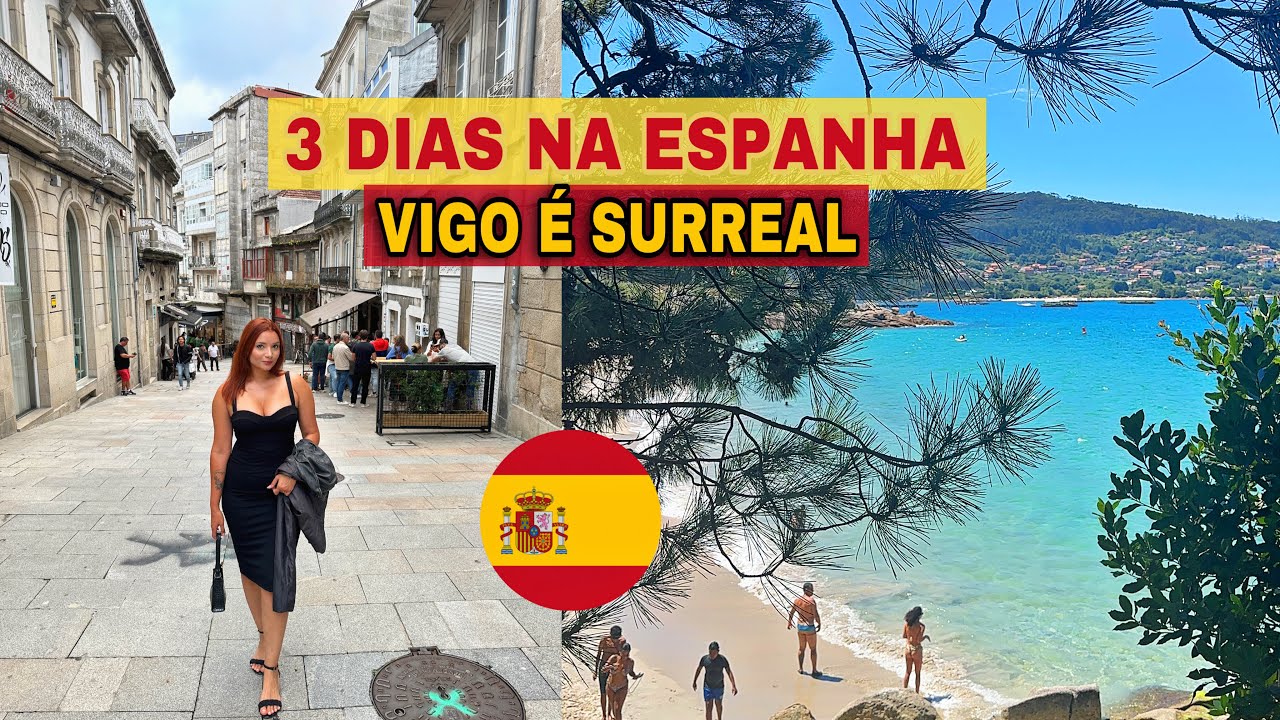 DE PORTUGAL PARA ESPANHA 🇵🇹🇪🇸 VIGO É LINDO ♥️