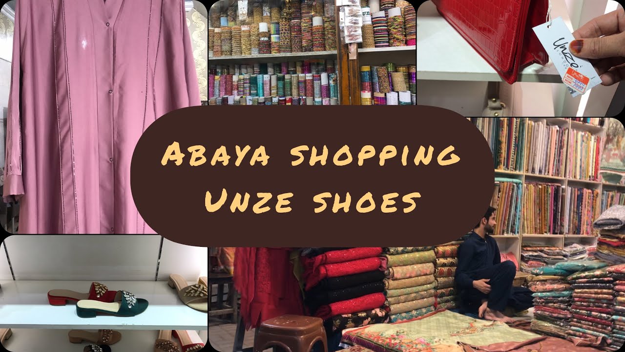 Abaya shopping || Unze London Shoes 50%off || Eid Shopping ||Mom in Peshawar