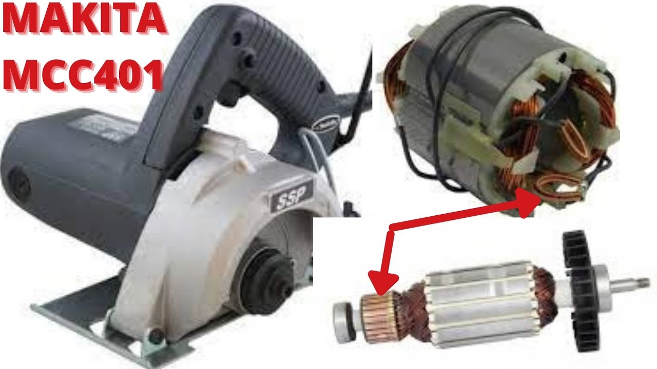 makita com o induzido travado, não solta! Quebrou a mola do suporte do carvão! Veja como resolver