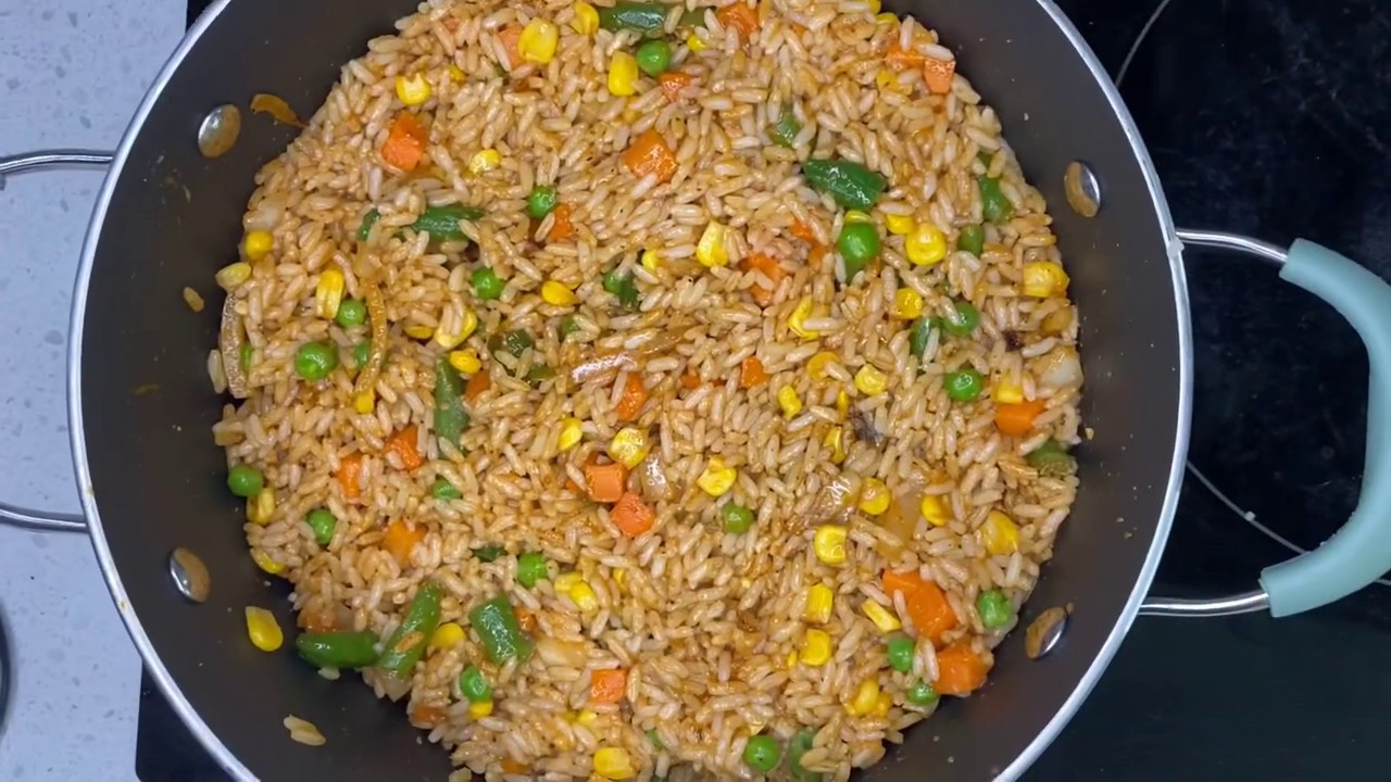 Turn your plain parboiled rice 🍚 into popping flavors