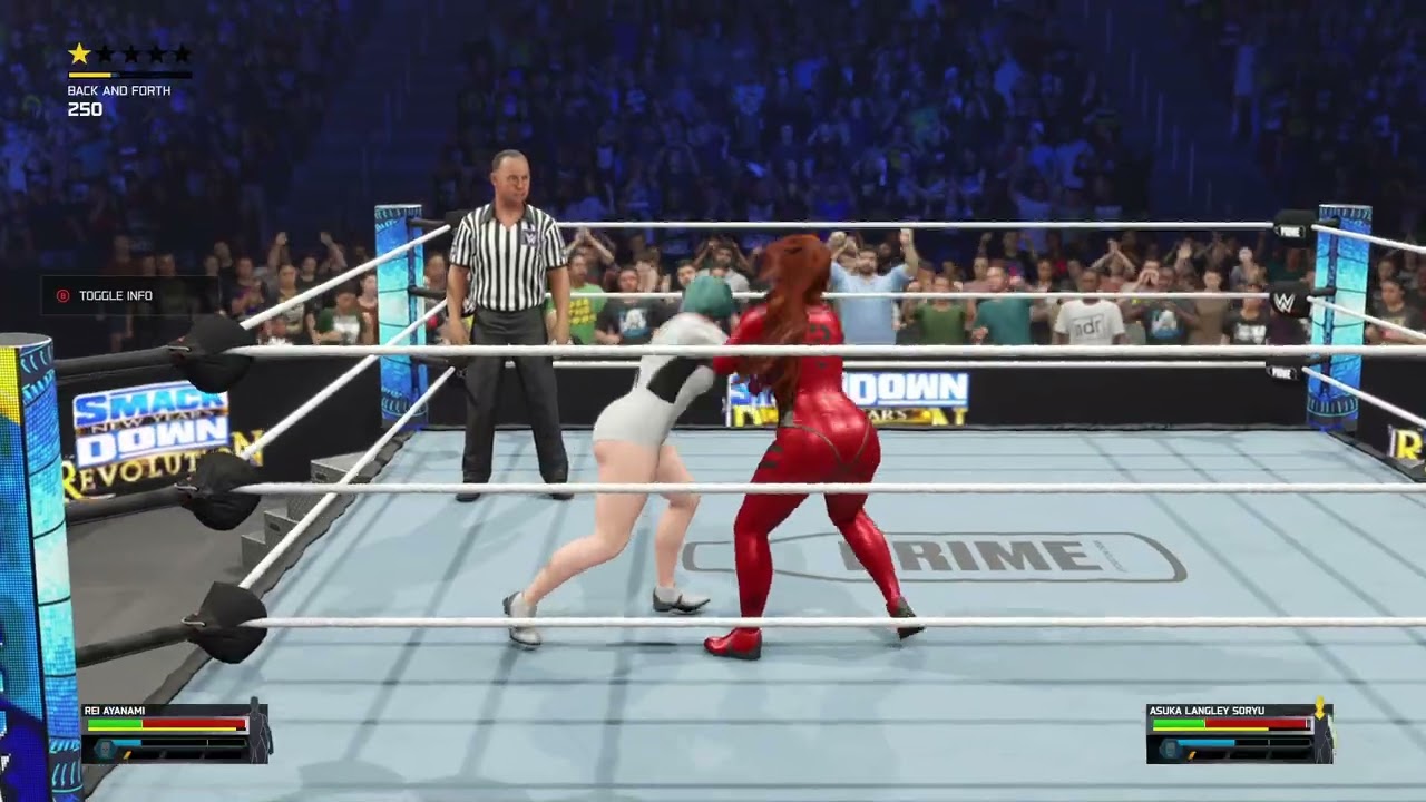 wwe Asuka Langley Soryu vs Rei Ayanami