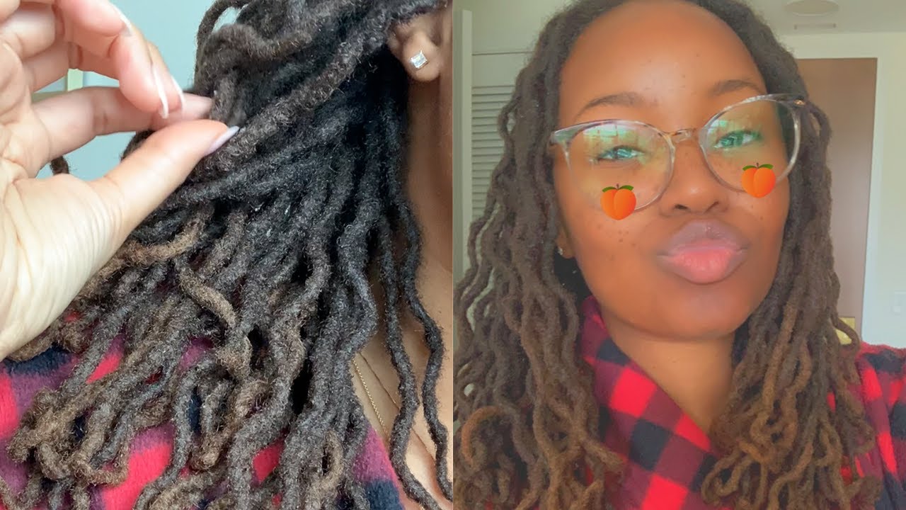 loc texture & frizz // lazy sunday 🥱