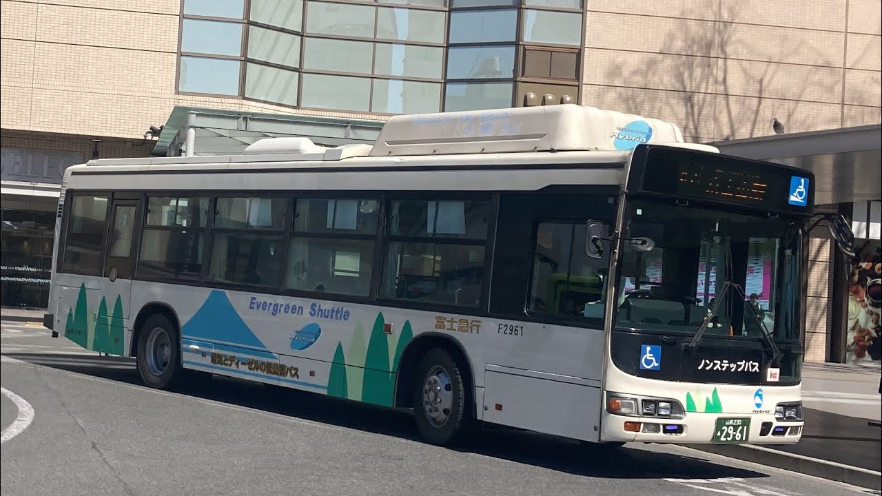富士急バス前面展望 車窓 甲府駅・石和温泉駅→河口湖駅・富士山駅/ 甲府駅南口1140発