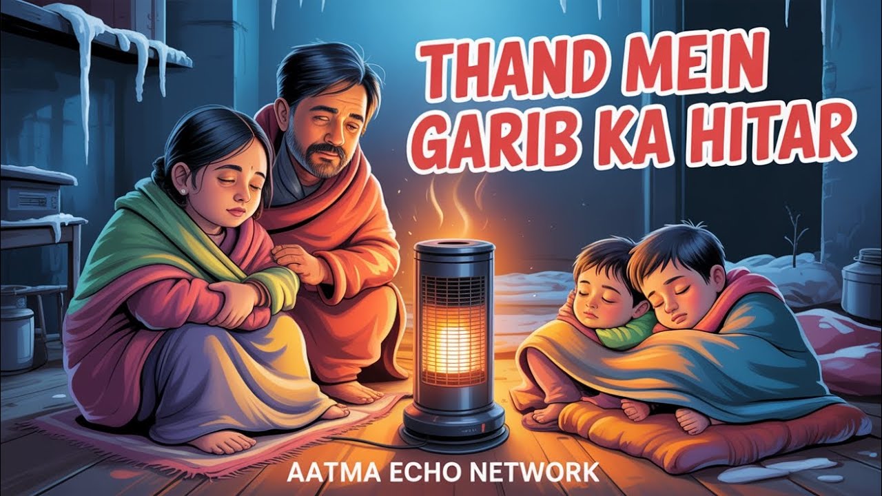 ठंड में गरीब का हीटर | moral  Emotional Story | Gareeb Family Winter Story | Aatma Echo Network | 