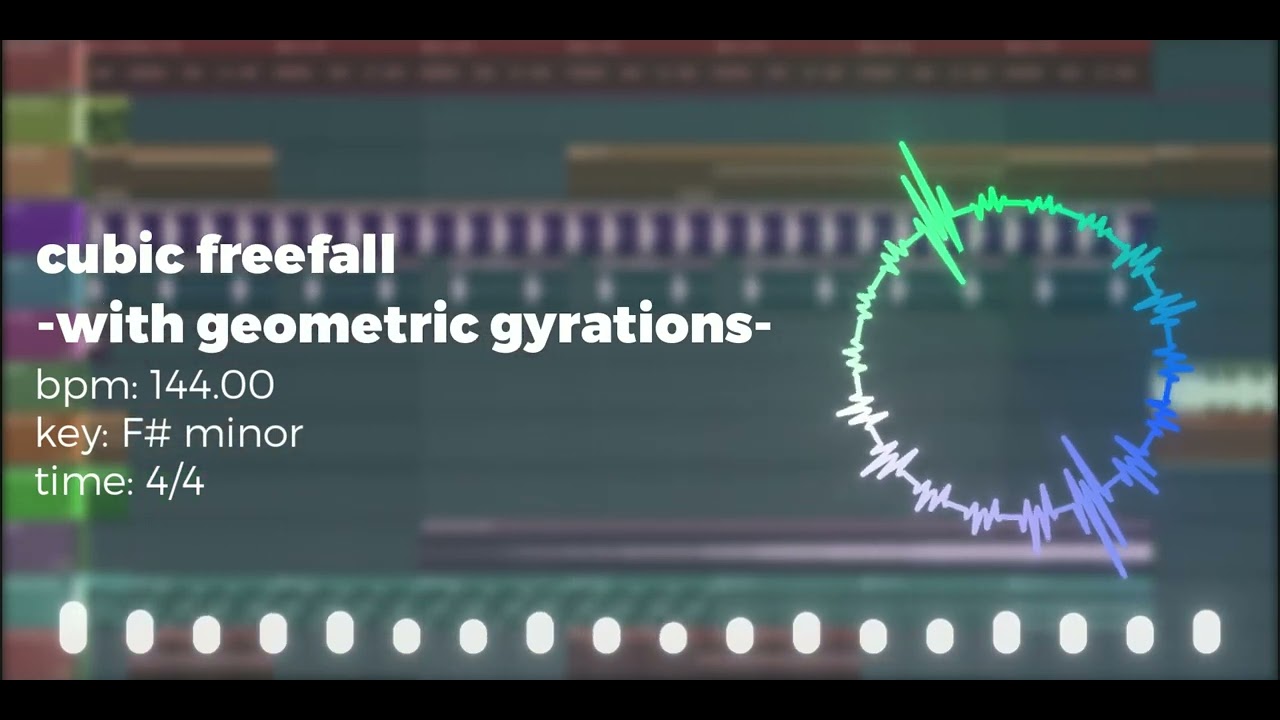 cubic freefall -with geometric gyrations- || blueqmusics