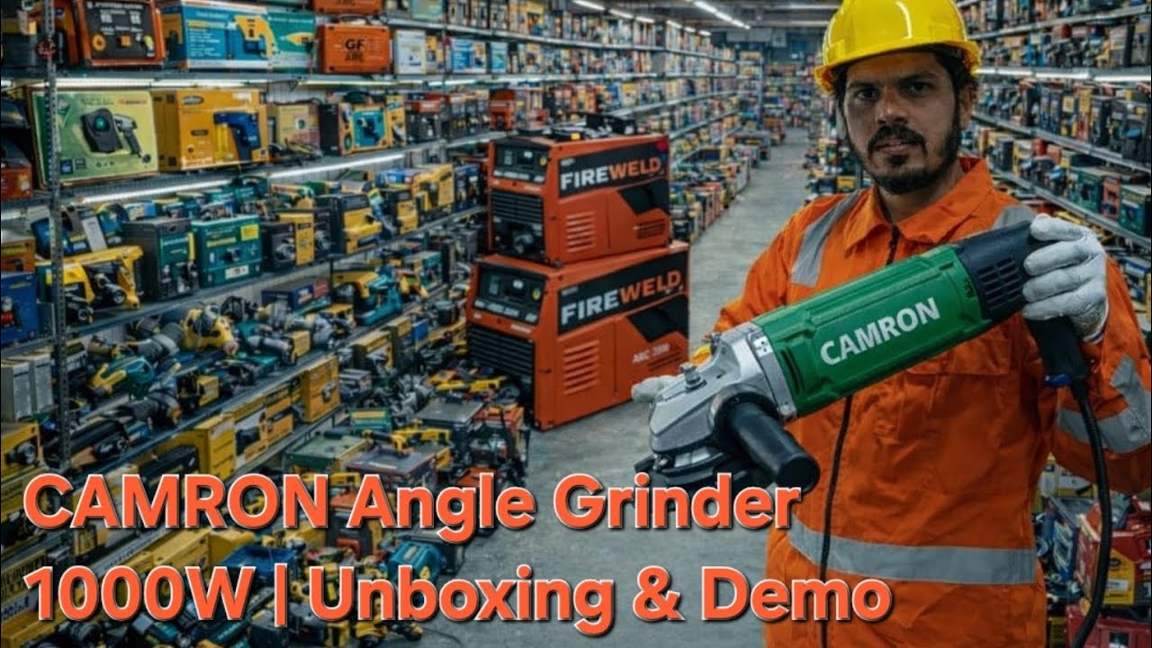 CAMRON Angle Grinder 1000W | Unboxing & Demo