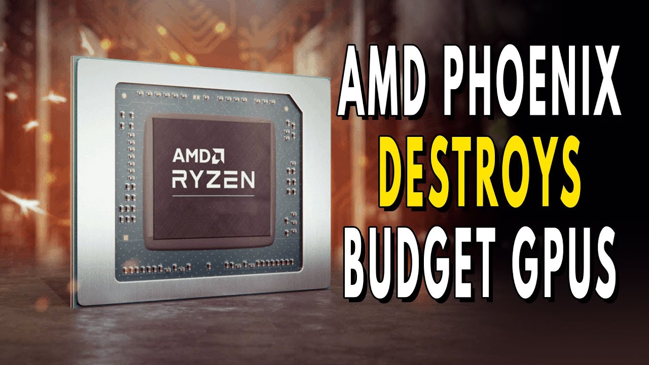 AMD Phoenix DESTROYS Budget GPUS - RTX 3060M Performance | Zen 4 Clock Speeds UPDATE