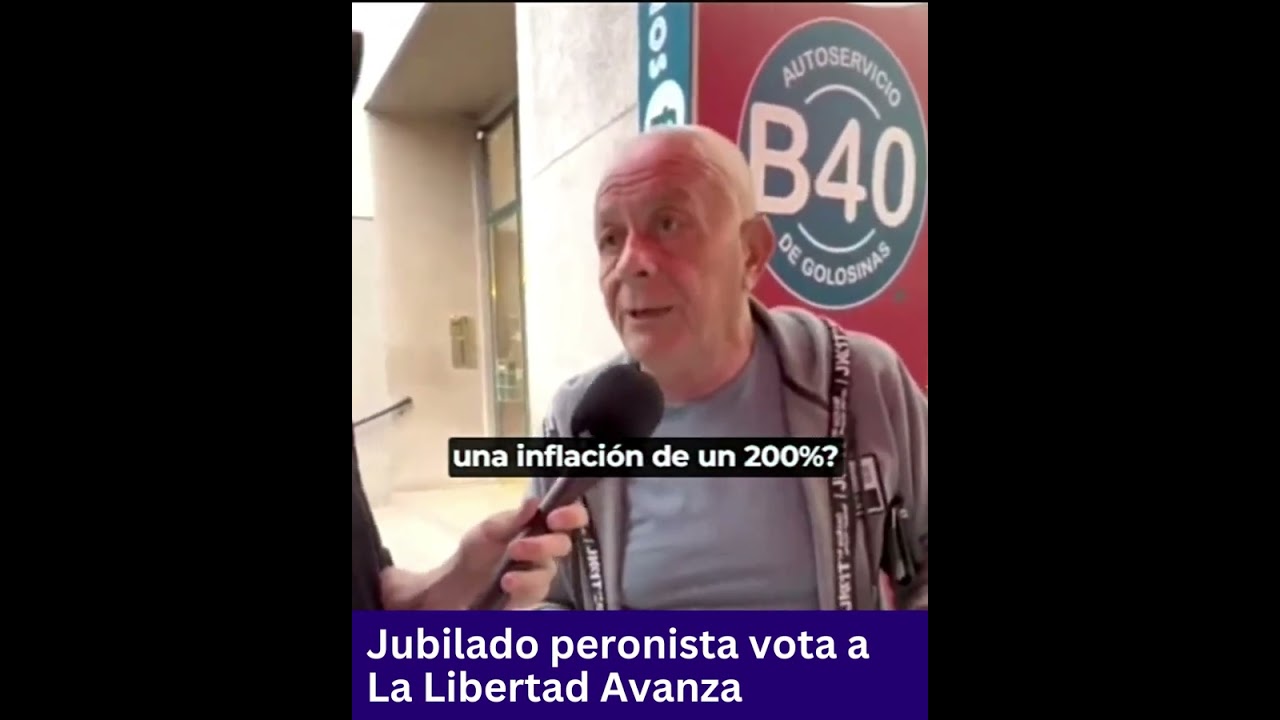 Peronista se cans&oacute; del Kirchnerismo y vota a Milei