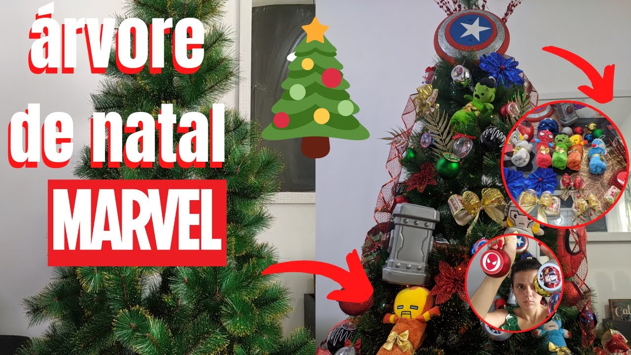 MONTANDO NOSSA ÁRVORE DE NATAL DA MARVEL.🎄