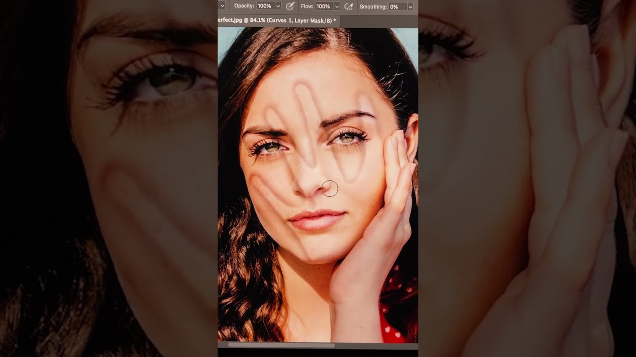 Remove Shadows in Photoshop! #Shorts