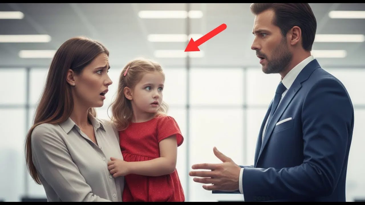 Samotna mama ukrywała córkę… aż dziecko powiedziało do CEO jedno słowo: „tata” !