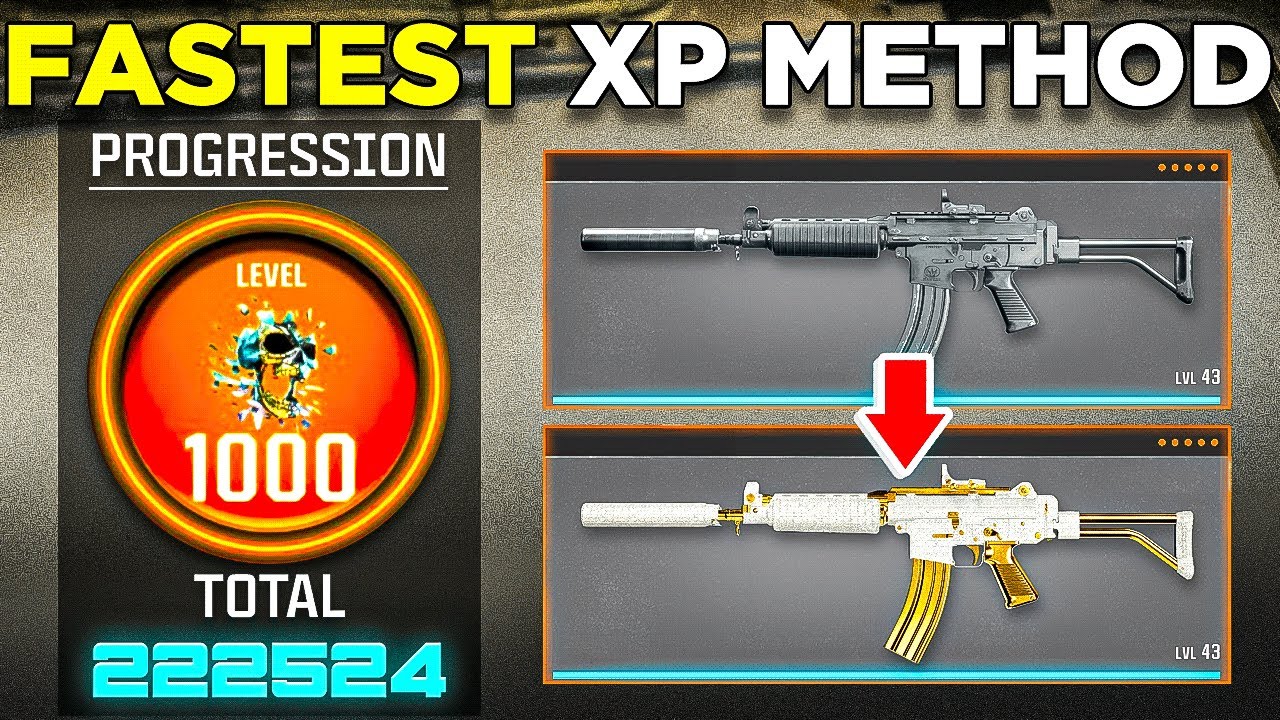 *НОВЫЙ* САМЫЙ БЫСТРЫЙ СПОСОБ ПОВЫСИТЬ РАНГ В BLACK OPS 6! 🔥 (Максимальный уровень оружия и прести...