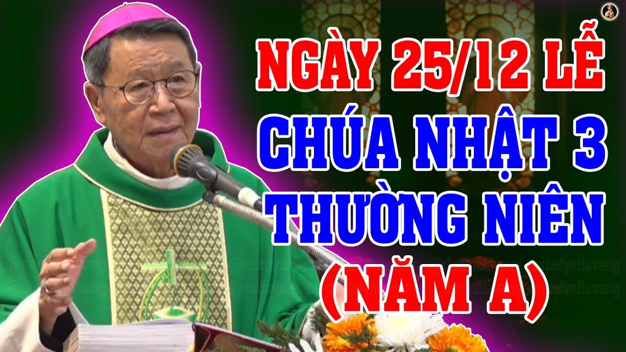 (NGÀY 25/01) LỄ CHÚA NHẬT 3 THƯỜNG NIÊN NĂM A | Bài giảng SÂU SẮC của ĐC Phêrô Nguyễn Văn Khảm