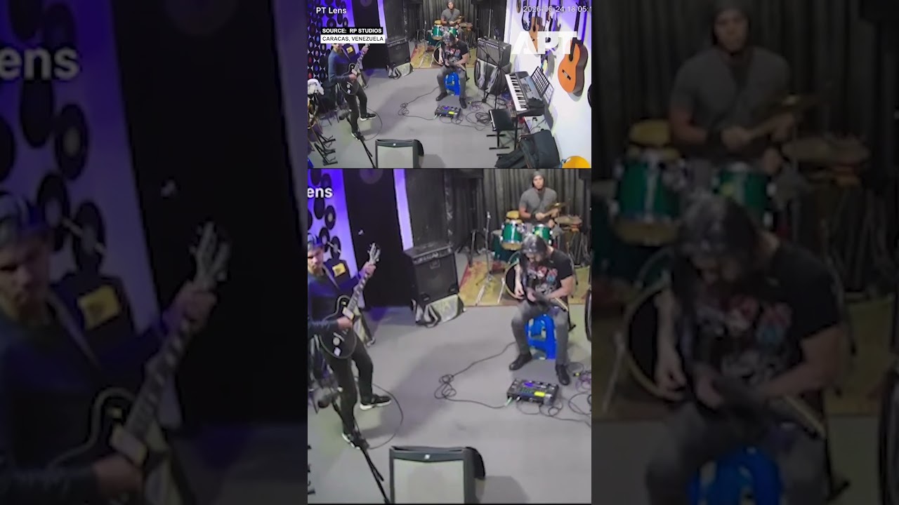 WATCH: Caracas Band Flees Mid-Rehearsal as Powerful Quakes Rock Venezuela | APT