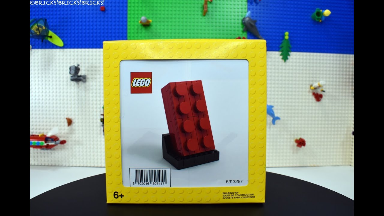 *****LEGO Buildable 2x4 Red Brick*****Unboxing*****Build*****Review*****