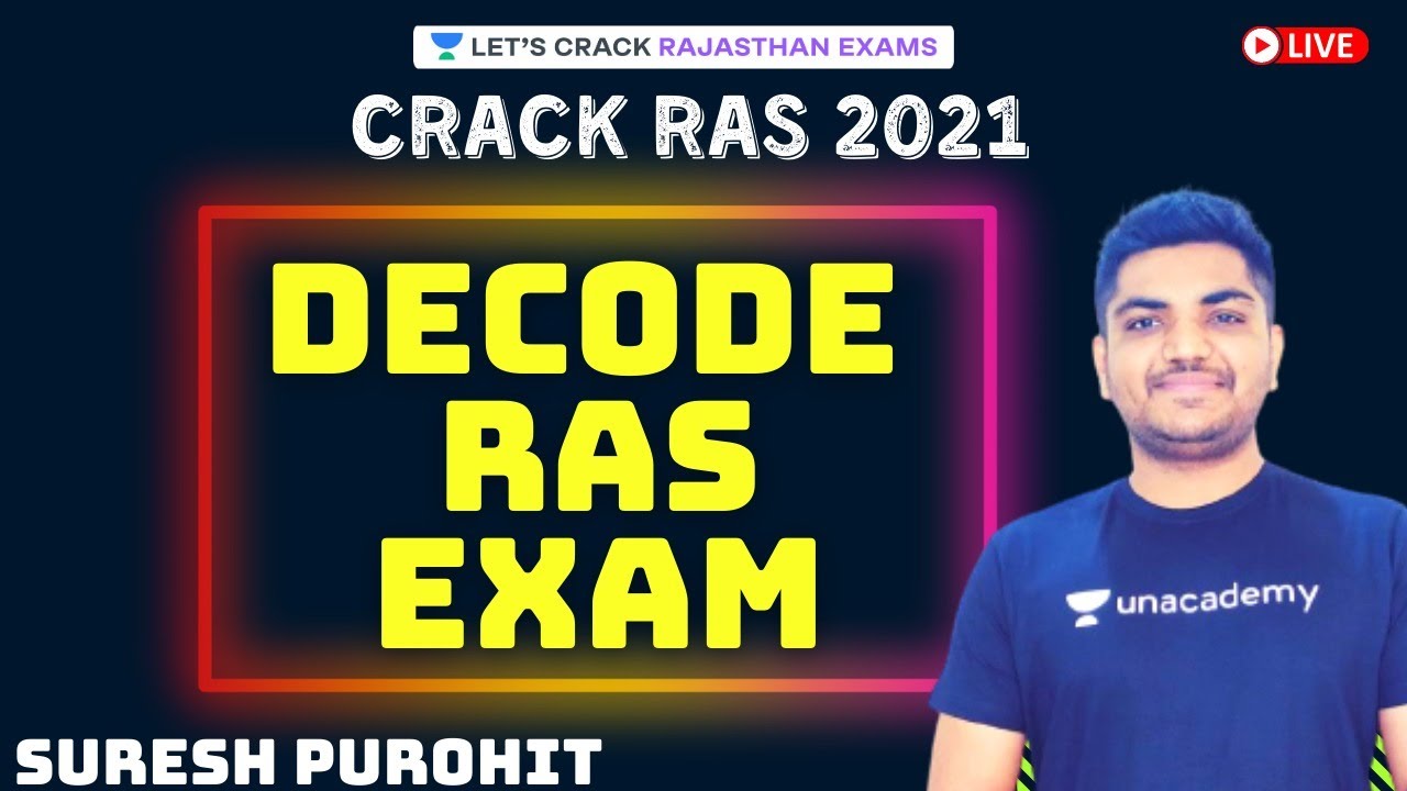 Decode RAS Exam | Strategy Session | RAS/RPSC 2021 | Suresh Purohit