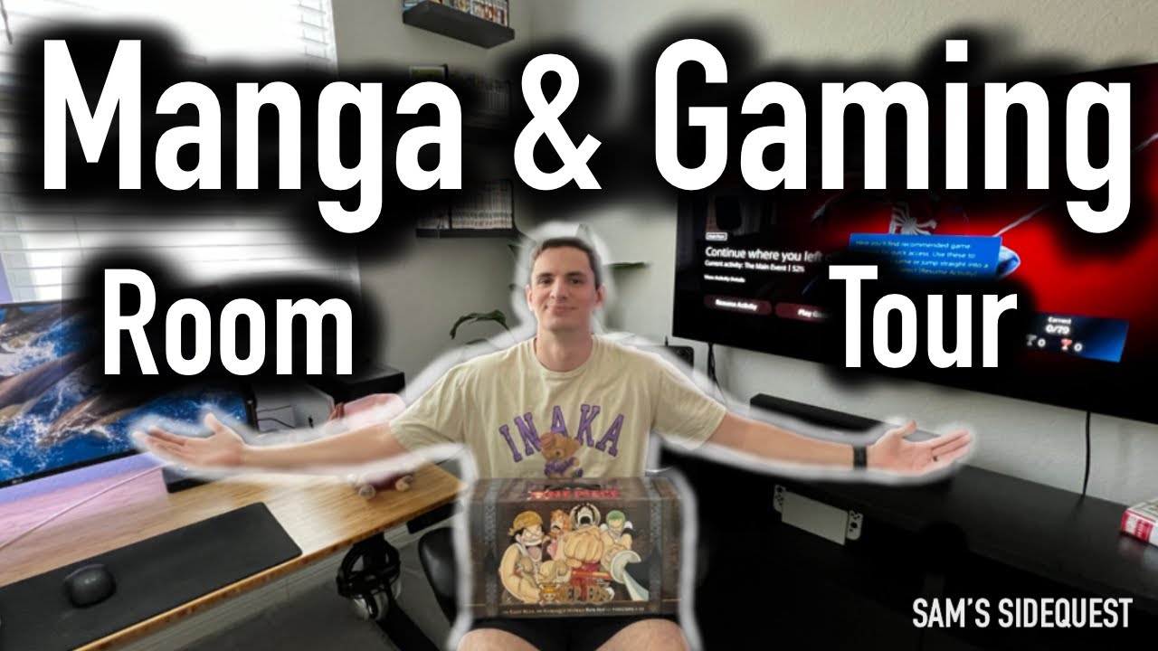 My Manga & Gaming Room Tour 🔥 || Sam’s Sidequest