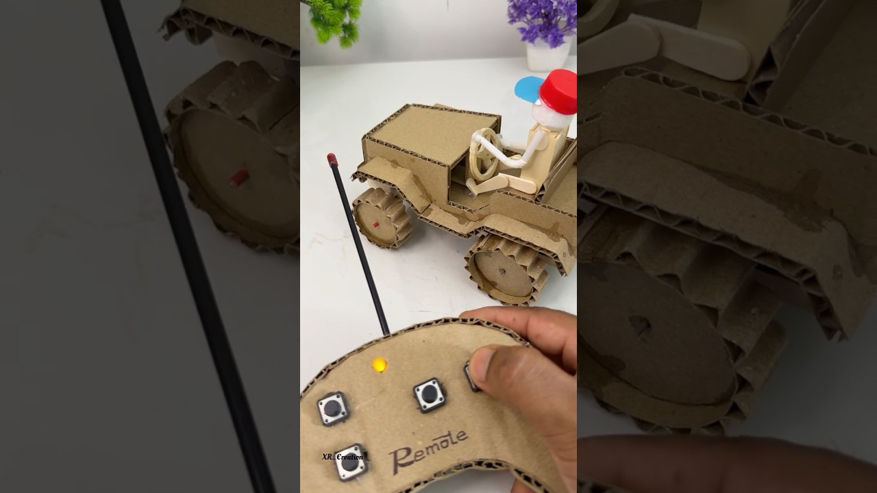 DIY Remote Control Car with DC motor #motor #toys #youtube #diy #project