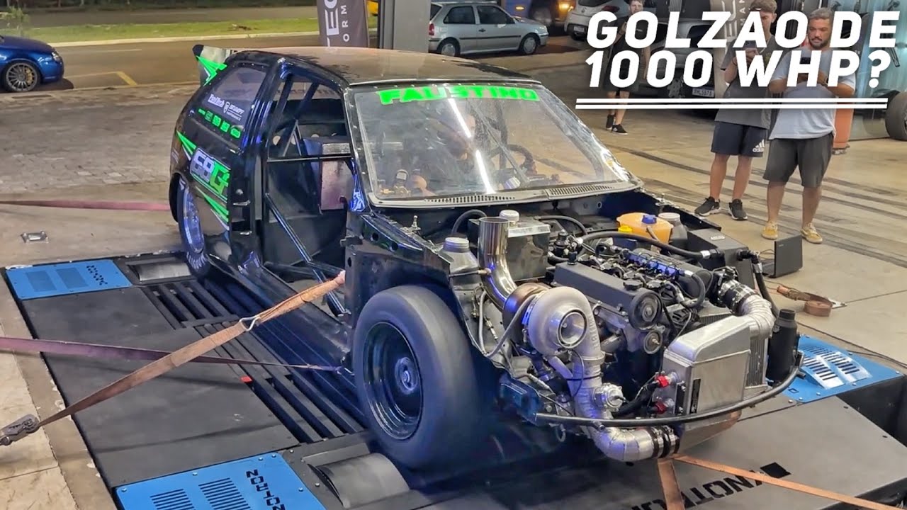 VEM 1000 whp ? 🫣 ACERTANDO O GOL 4x4 no DINAMOMETRO 🔥