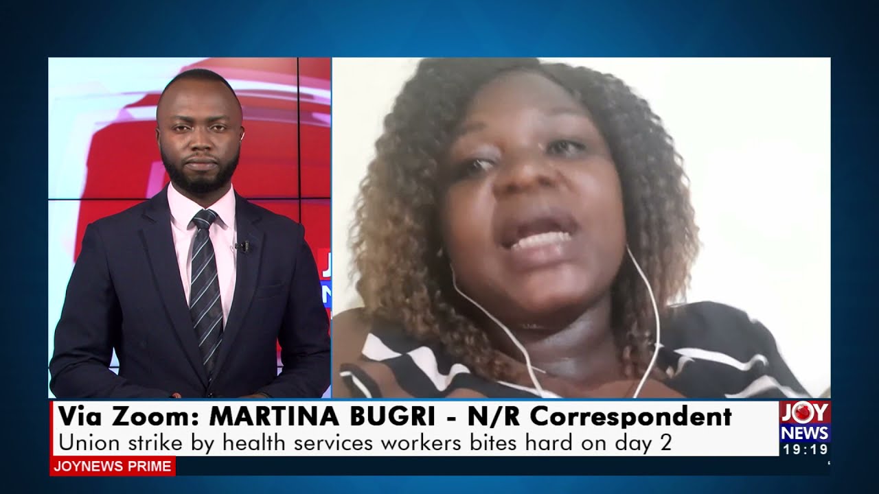 Labour Unrest: Union strike by health services workers bites hard on day 2 - JoyNews (27-10-21)