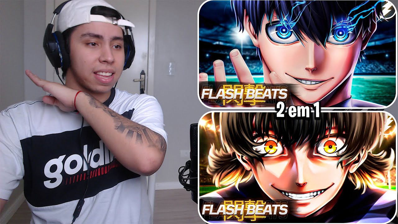 REACT Rap do Bachira (Blue Lock) - O Rei do Drible & Rap do Isagi - O Rei da decisão | Flash Beats