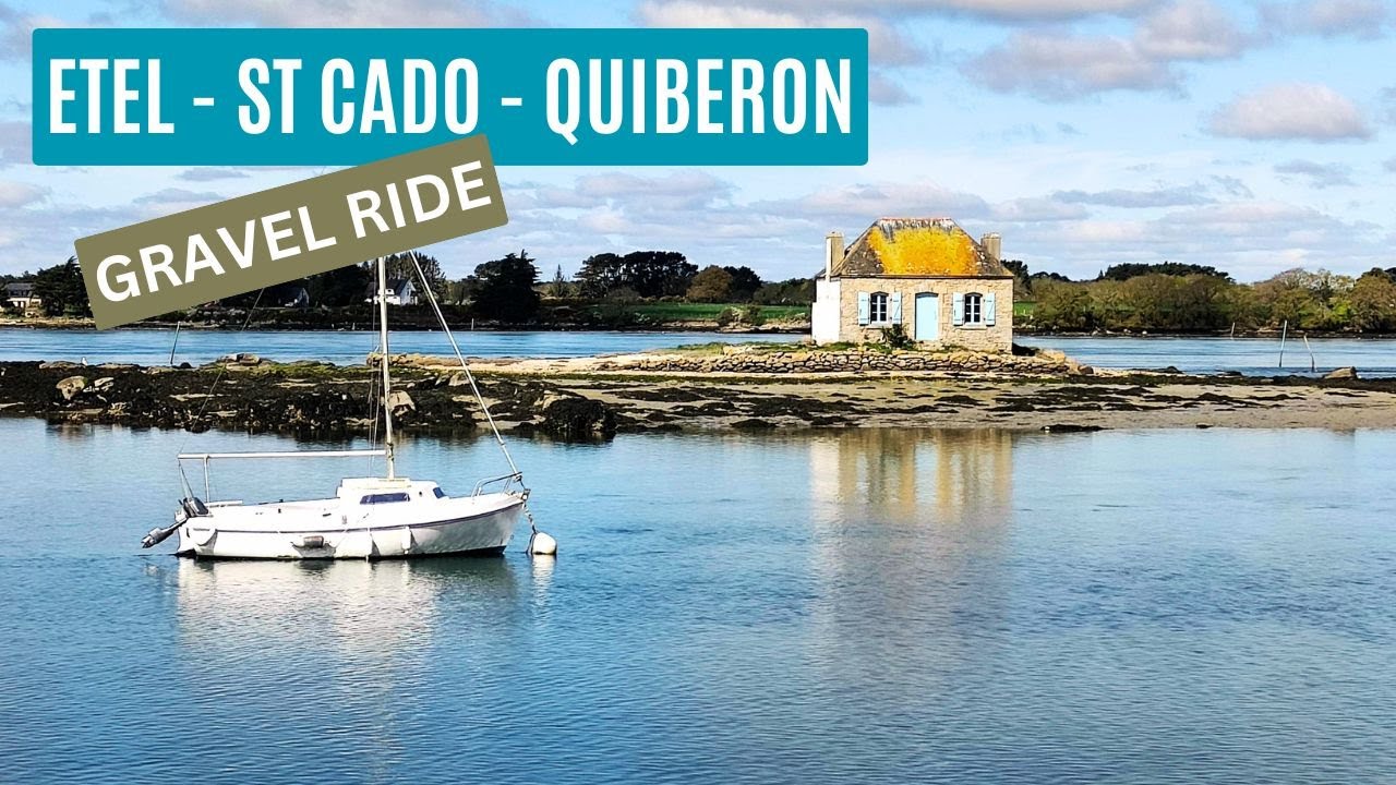 Gravel en Bretagne - Quiberon - Etel - St Cado -   sur la littorale Véloroute 45
