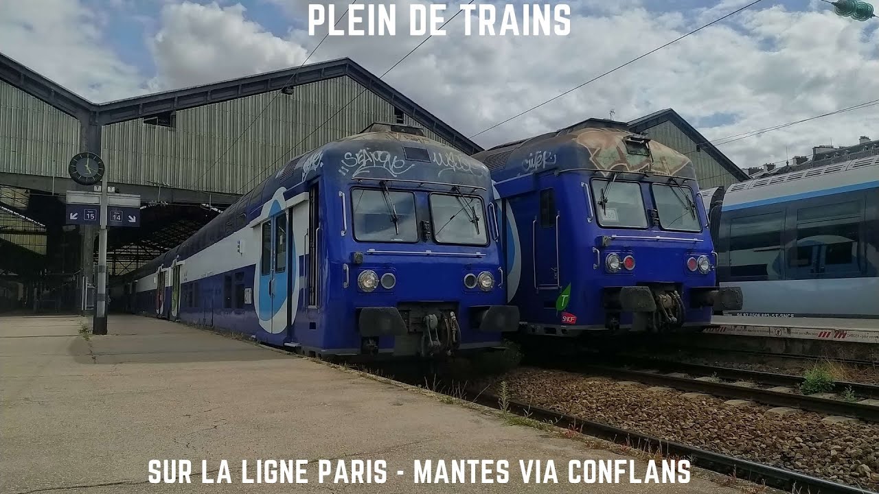 Des trains sur la ligne Paris - Mantes la Jolie via Conflans