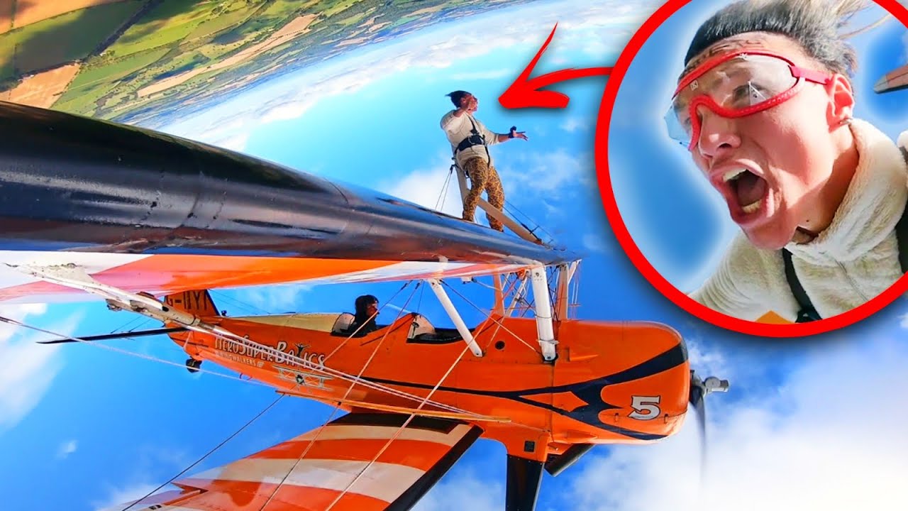 Comment j'ai été ACCROCHÉ sur les ailes d’un AVION ? (Wing Walk) ✈️