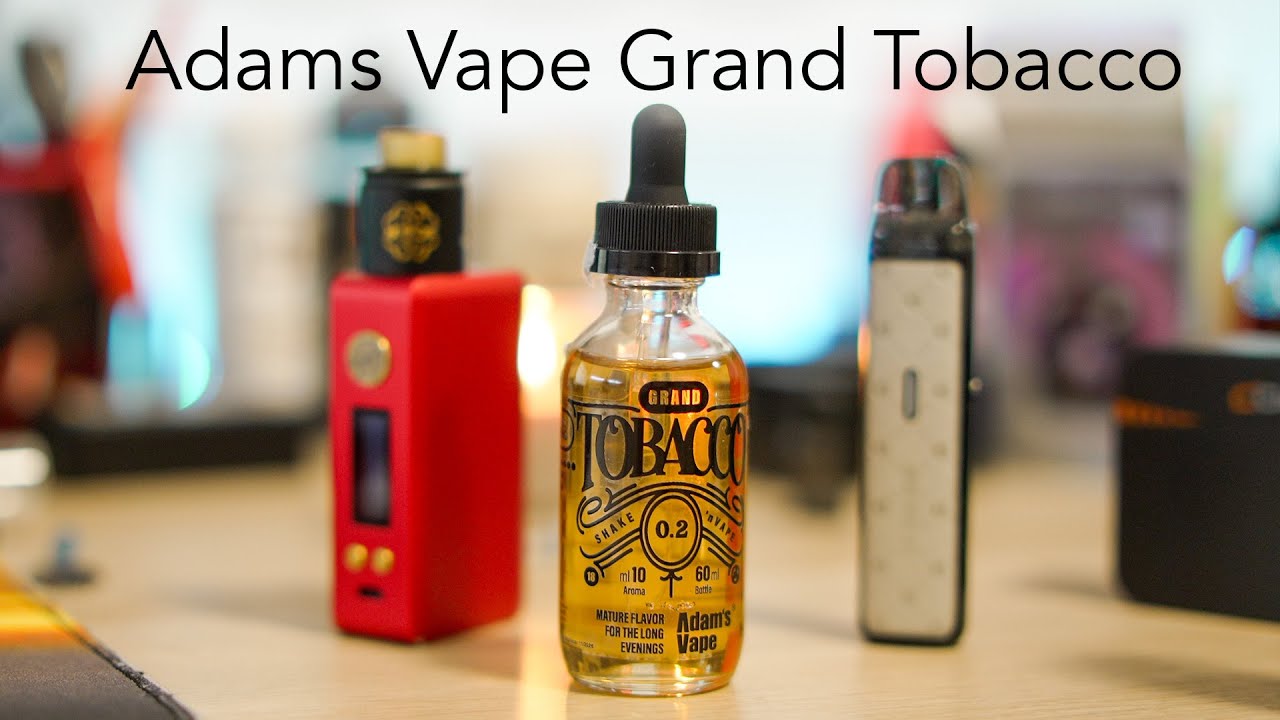 Adams Vape Grand Tobacco - nejv&iacute;c tab&aacute;kov&aacute; věc od Adama 😱🍂