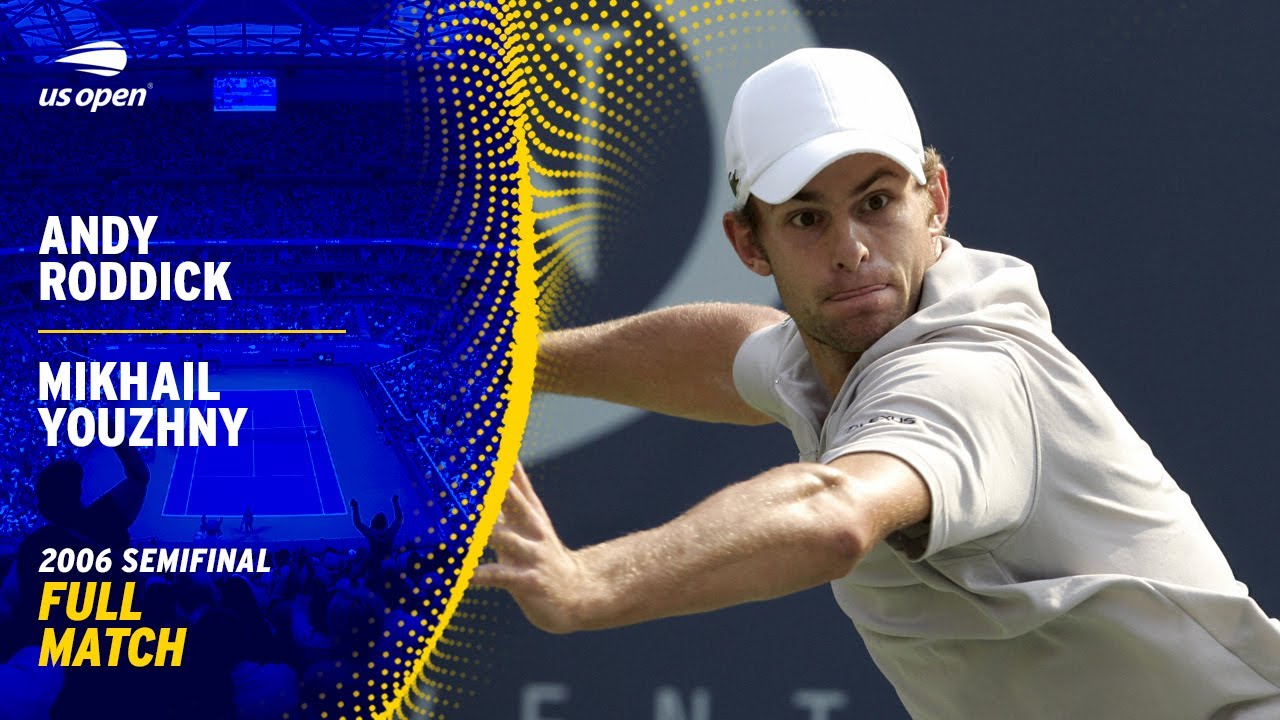 Andy Roddick vs. Mikhail Youzhny Full Match | 2006 US Open Semifinal