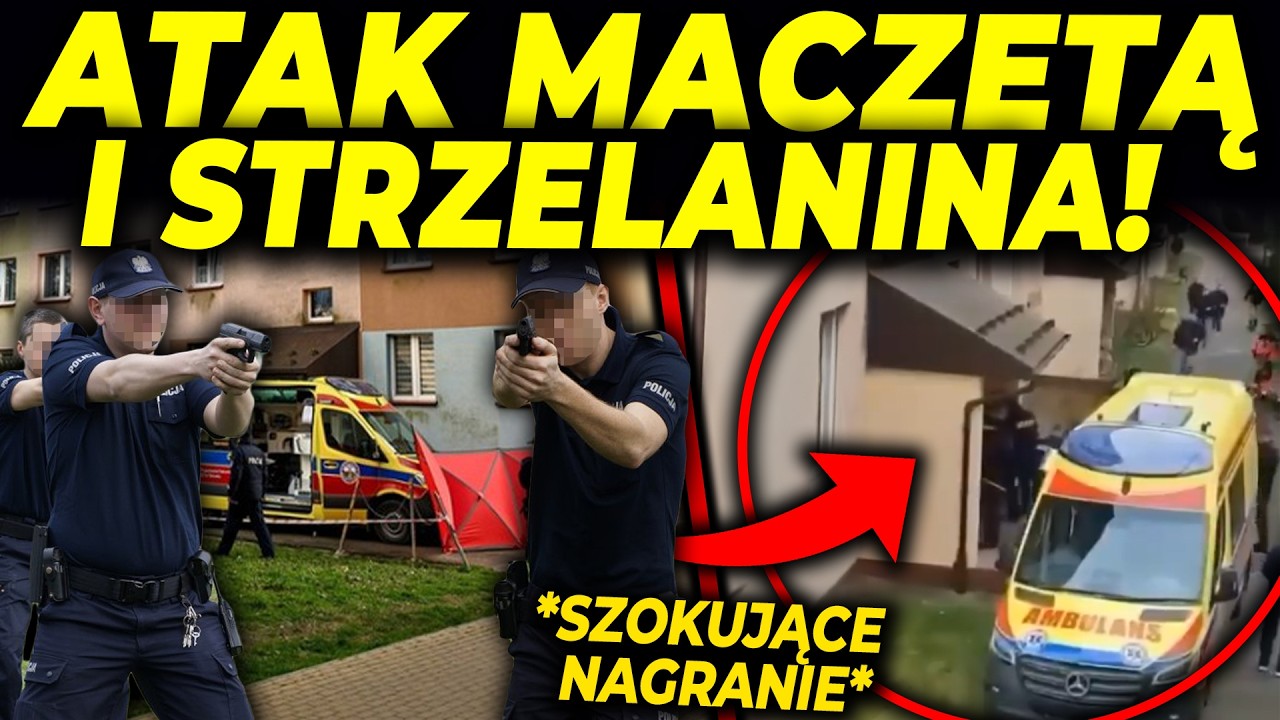 SZOKUJĄCA POLICYJNA STRZELANINA W BIAŁY DZIEŃ!
