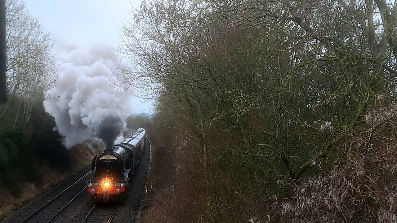 60103 Flying Scotsman with 5 days of capturing, also features the ECS from York. February 2026