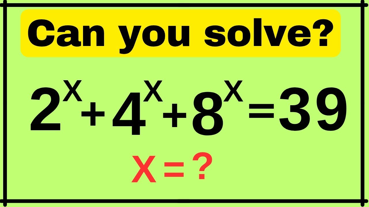 Japanese | A Very Interesting Exponential Simplification Math Olympiad Problem 