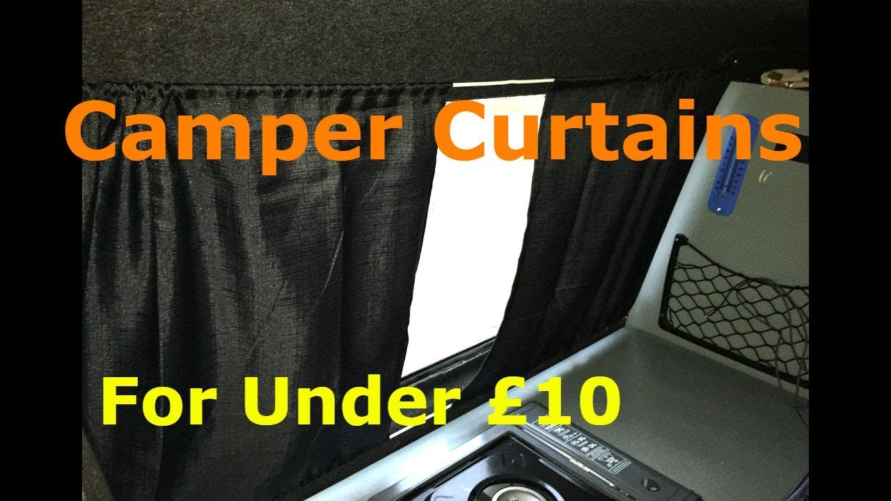 Making camper van curtains for under £10