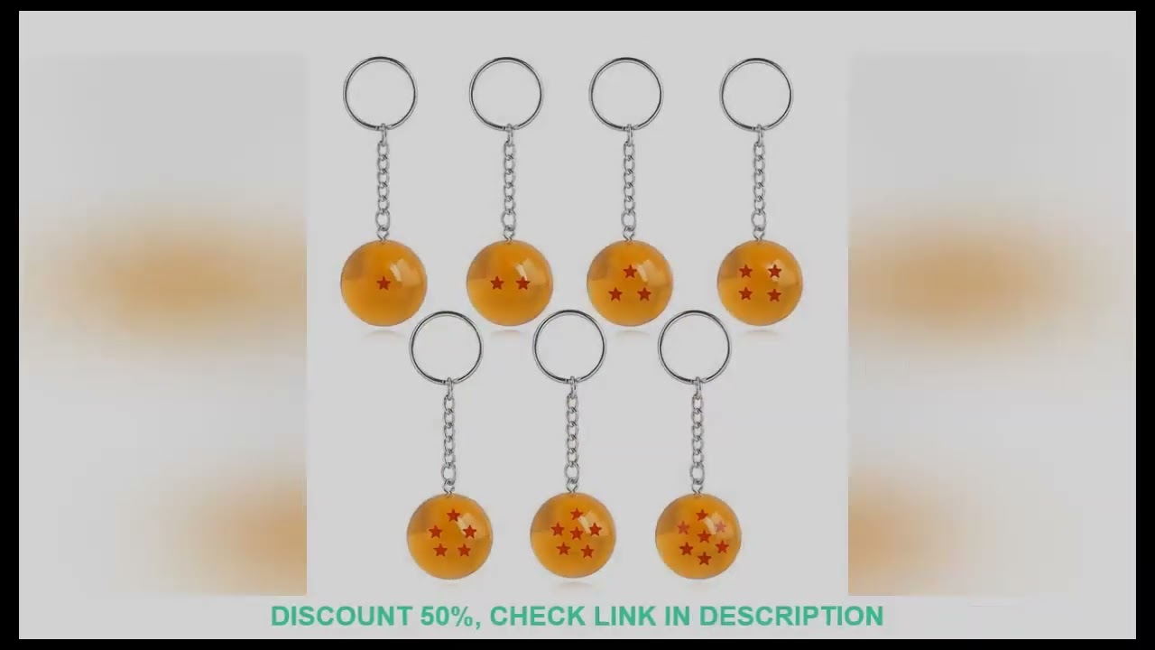 Japanese Cartoons Z 1-7 Stars Goku Star Spherical Keychain Men Car Women Bag Accessories