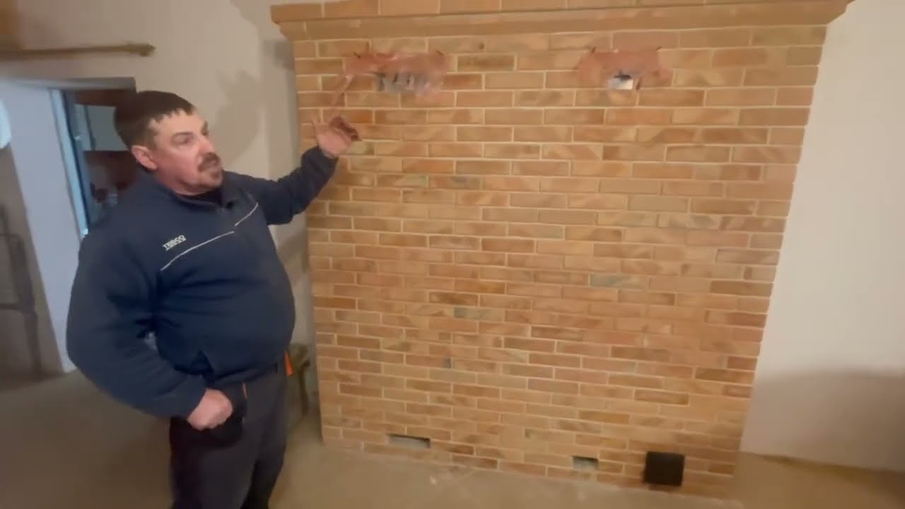 Цегляна грубка з ефектом каміна: джерело тепла та затишку для дачі за 3 тижні